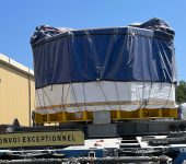 Central Solenoid module being delivered