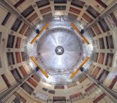 The installation of the cryostat base marked the start of ITER tokamak assembly.