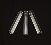 Quartz rods for 50 ohm transmission line.