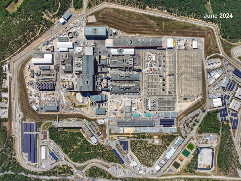 ITER platform, drone view