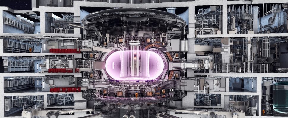 ITER poster of tokamak