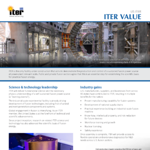 image of ITER Value fact sheet