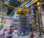 The final module has been placed on top ITER's central solenoid superconducting magnet, which was contributed by the United States to ITER.