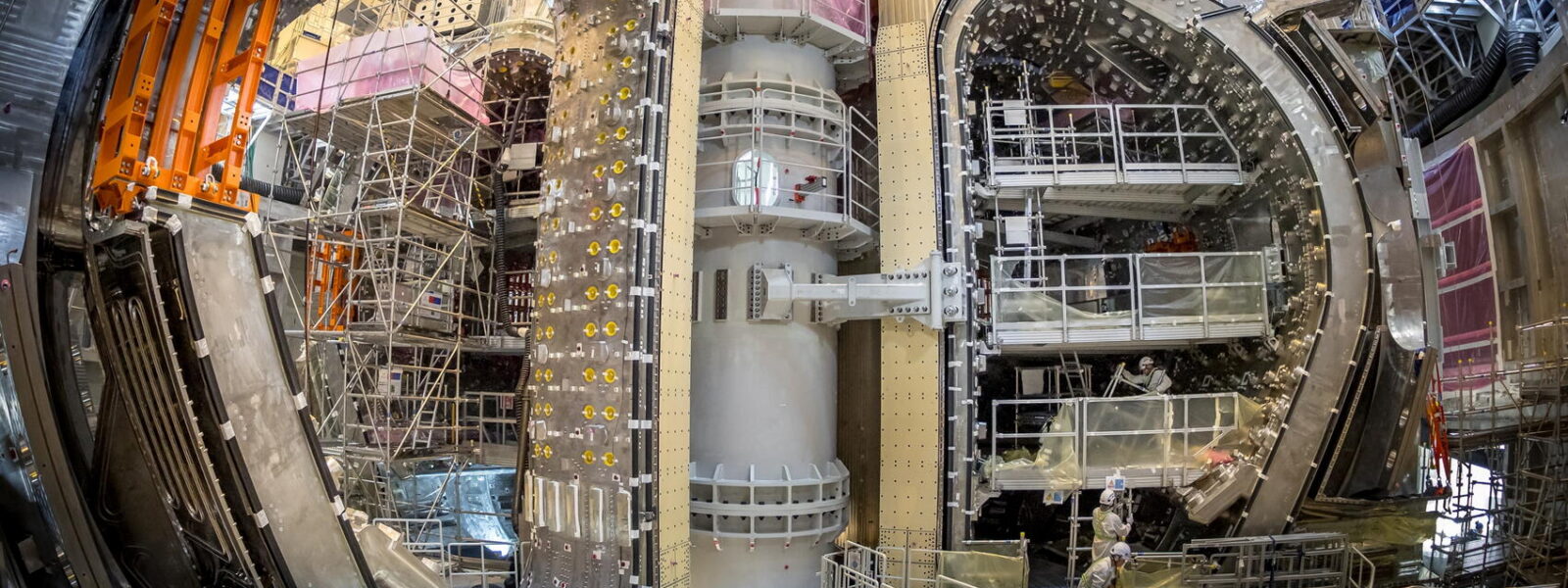 Inside view of the ITER tokamak pit.