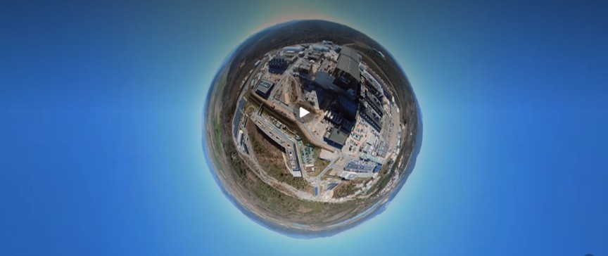ITER drone video stillshot from April 2026.