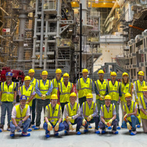 Some of the participants of the ITER 2026 Tritium Plant Summit inside the ITER assembly hall.